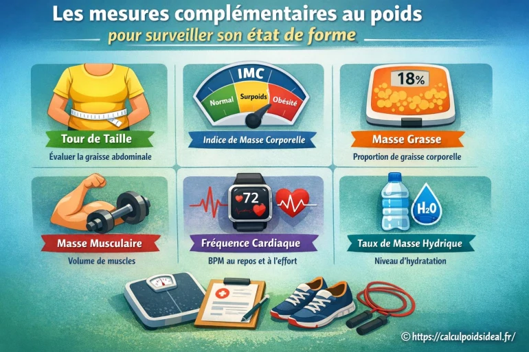 Les mesures complémentaires au poids pour surveiller son état de forme