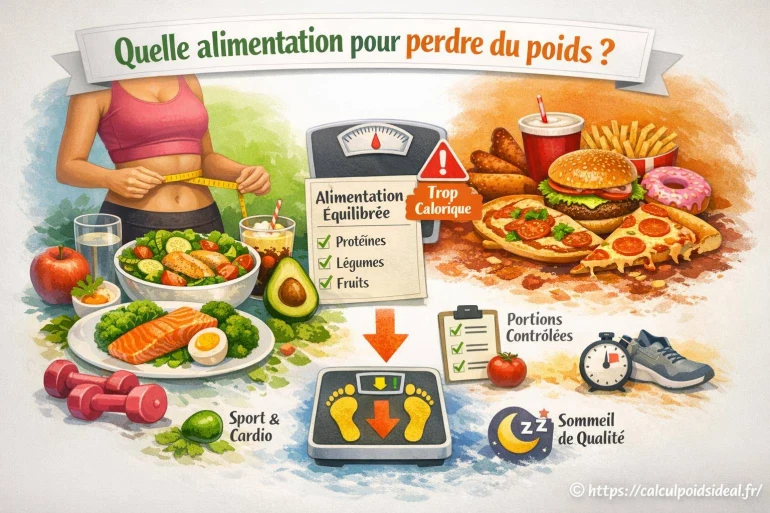 Quelle alimentation pour perdre du poids efficacement ?