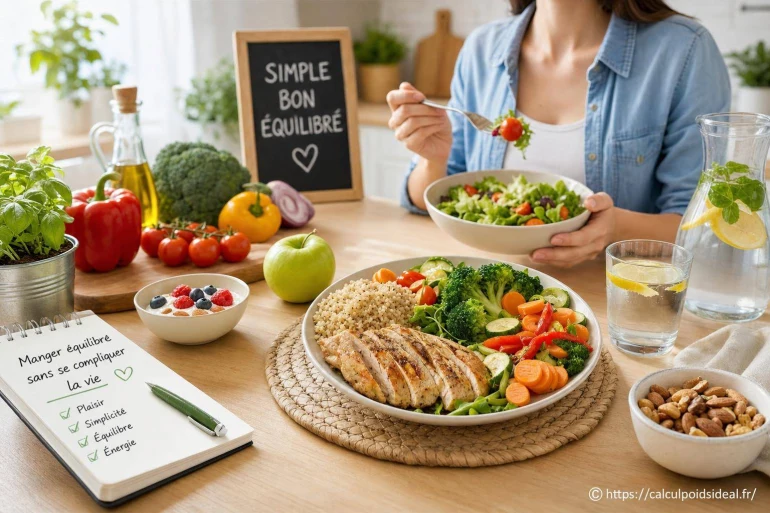 Manger équilibré sans se compliquer la vie : les bons réflexes