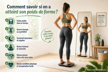 Comment savoir si on a atteint son poids de forme ?