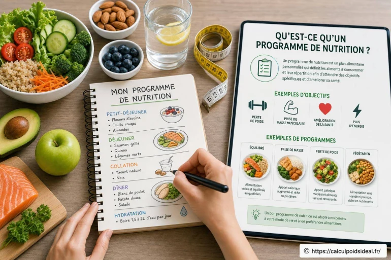 Qu’est-ce qu’un programme de nutrition ? Définition et exemples