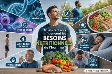 Quels facteurs influencent les besoins nutritionnels de l’homme ?