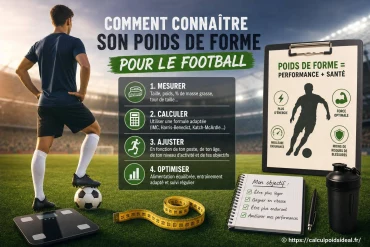 Comment connaître son poids de forme pour le football ?