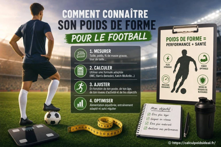 Comment connaître son poids de forme pour le football ?