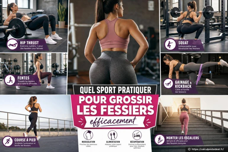Quel sport pratiquer pour grossir les fessiers efficacement ?